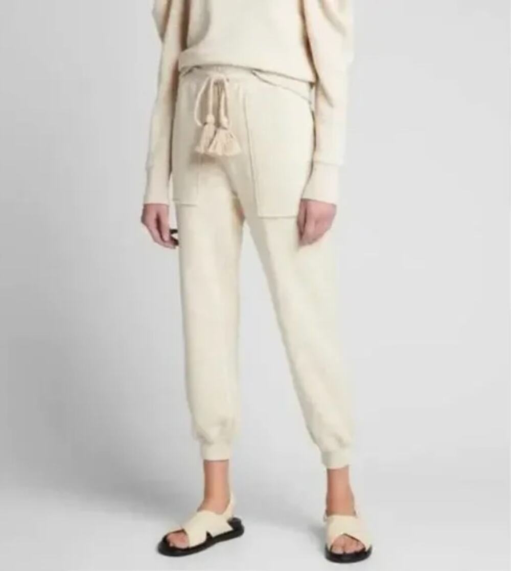 Ulla Johnson Charley Pants in Beige Cotton Womens Small